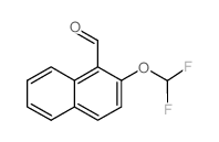 2-(DIFLUOROMETHOXY)-1-NAPHTHALDEHYDE structure