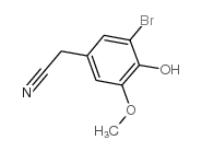 3-溴-4-羟基-5-甲氧基苯乙腈图片