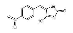 5-((4-Nitrophenyl)methylene)selenazolidine-2,4-dione structure