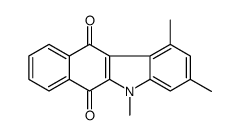 1,3,5-trimethylbenzo[b]carbazole-6,11-dione Structure