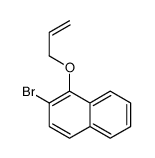 2-bromo-1-prop-2-enoxynaphthalene结构式