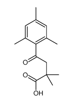 2,2-二甲基-4-氧代-4-(2,4,6-三甲基苯基)丁酸结构式