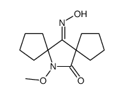 6-hydroxyimino-12-methoxy-12-azadispiro[4.1.47.25]tridecan-13-one Structure