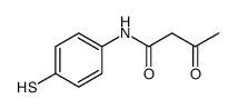 Butanamide, N-(4-mercaptophenyl)-3-oxo结构式