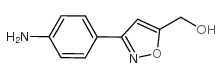 (3-(4-AMINOPHENYL)ISOXAZOL-5-YL)METHANOL structure