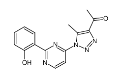 1-{1-[2-(2-Hydroxy-phenyl)-pyrimidin-4-yl]-5-methyl-1H-[1,2,3]triazol-4-yl}-ethanone Structure