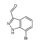 7-BROMO-1H-INDAZOLE-3-CARBALDEHYDE Structure