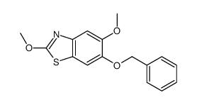 2,5-dimethoxy-6-phenylmethoxy-1,3-benzothiazole Structure