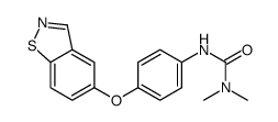 3-[4-(1,2-benzothiazol-5-yloxy)phenyl]-1,1-dimethylurea Structure