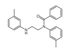 N-[2-(3-methylanilino)ethyl]-N-(3-methylphenyl)benzamide Structure