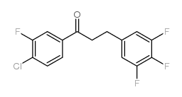 4'-CHLORO-3'-FLUORO-3-(3,4,5-TRIFLUOROPHENYL)PROPIOPHENONE图片