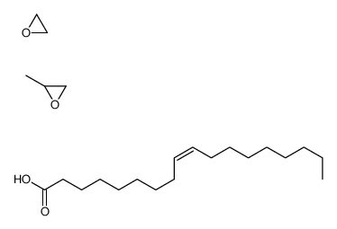 2-methyloxirane,(E)-octadec-9-enoic acid,oxirane Structure