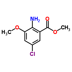 Methyl 2-amino-5-chloro-3-methoxybenzoate picture