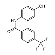 Benzamide, N-(4-hydroxyphenyl)-4-(trifluoromethyl) Structure