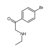 1-(4-bromophenyl)-2-(ethylamino)ethanone Structure