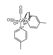 (CO)3Cr(4-picoline)3 Structure