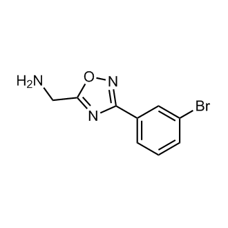 1-[3-(3-Bromophenyl)-1,2,4-oxadiazol-5-yl]methanamine picture