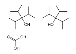 carbonic acid,2,4-dimethyl-3-propan-2-ylpentan-3-ol Structure