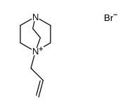 1-allyl-1,4-diazabicyclo[2.2.2]octan-1-ium bromide Structure