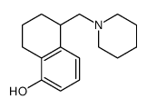 5-(piperidin-1-ylmethyl)-5,6,7,8-tetrahydronaphthalen-1-ol Structure