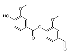 (4-formyl-2-methoxyphenyl) 4-hydroxy-3-methoxybenzoate Structure