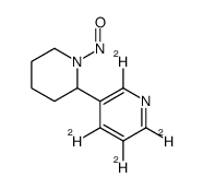 氘代N-亚硝基假木贼碱结构式