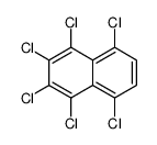 1,2,3,4,5,8-hexachloronaphthalene Structure