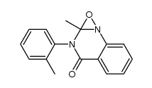 1a-methyl-2-(o-tolyl)-1aH-[1,2]oxazireno[2,3-a]quinazolin-3(2H)-one Structure