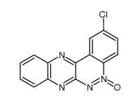 2-chloro-quinoxalino[2,3-c]cinnoline 5-oxide结构式