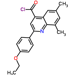 2-(4-Ethoxyphenyl)-6,8-dimethyl-4-quinolinecarbonyl chloride picture