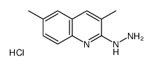 3,6-Dimethyl-2-hydrazinoquinoline hydrochloride结构式