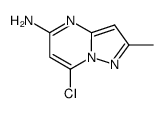 7-chloro-2-methylpyrazolo[1,5-a]pyrimidin-5-amine Structure