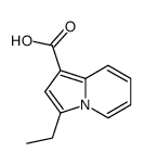 3-ethylindolizine-1-carboxylic acid Structure