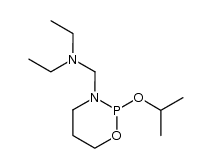 3-[(diethylamino)methyl]-3,4,5,6-tetrahydro-2-isopropoxy-2H-1,3,2--oxazaphosphorine Structure