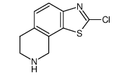 Thiazolo[4,5-h]isoquinoline, 2-chloro-6,7,8,9-tetrahydro- (9CI)结构式