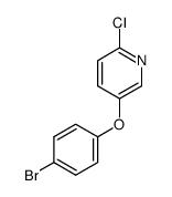 5-(4-bromophenoxy)-2-chloropyridine结构式