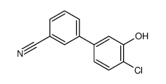 3-(4-chloro-3-hydroxyphenyl)benzonitrile结构式