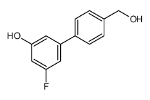 3-fluoro-5-[4-(hydroxymethyl)phenyl]phenol Structure