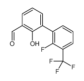 3-[2-fluoro-3-(trifluoromethyl)phenyl]-2-hydroxybenzaldehyde Structure