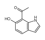 1-(6-hydroxy-1H-indol-7-yl)ethanone结构式