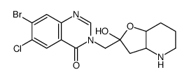 顺式-卤代黄酮结构式