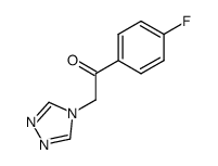 1-(4-fluorophenyl)-2-(4H-1,2,4-triazol-4-yl)ethan-1-one结构式