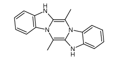 6,13-dimethyl-5H,12H-pyrazino[1,2-a:4,5-a']bis-benzimidazole结构式