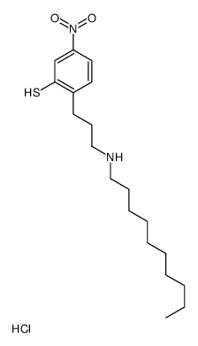 decyl-[3-(4-nitro-2-sulfanylphenyl)propyl]azanium,chloride结构式