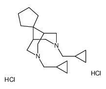 3,7-bis(cyclopropylmethyl)spiro[3,7-diazabicyclo[3.3.1]nonane-9,1'-cyclopentane],dihydrochloride结构式