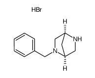 (1S,4S)-2-Benzyl-2,5-diazabicyclo(2.2.1)heptane dihydrobromide结构式