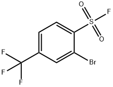 2-Bromo-4-(trifluoromethyl)benzenesulfonyl fluoride Structure