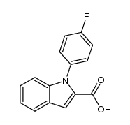 4-fluorophenyl-1H-indole-2-carboxylic acid structure