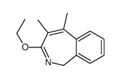 (9ci)-3-乙氧基-4,5-二甲基-1H-2-苯氮杂卓结构式