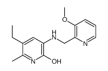 5-ethyl-3-[(3-methoxypyridin-2-yl)methylamino]-6-methyl-1H-pyridin-2-one Structure